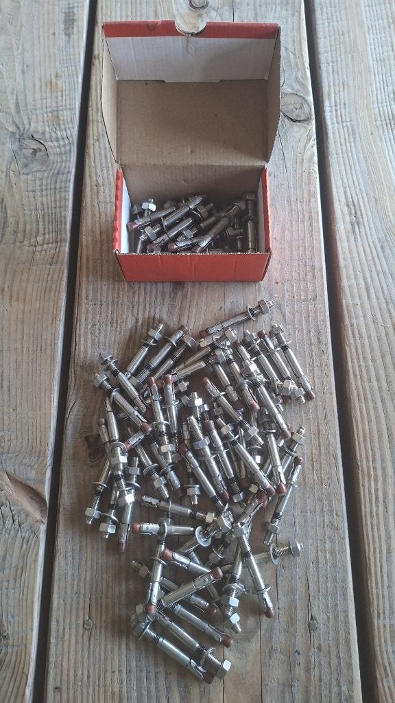 Hilti Hilty HST-R M8/10 slagankers snelbouwankers keilanker, Ophalen of Verzenden, Nieuw, Overige typen, Rvs
