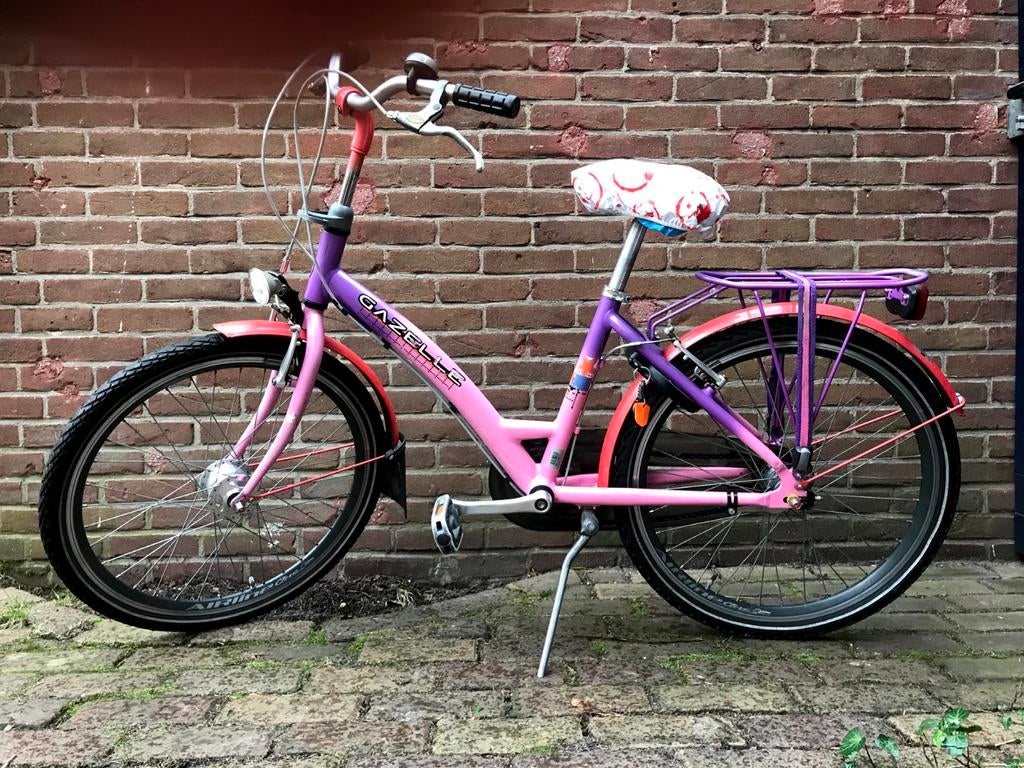 Kinderfiets, Velgrem, Gazelle whale, Versnellingen, Ophalen of Verzenden