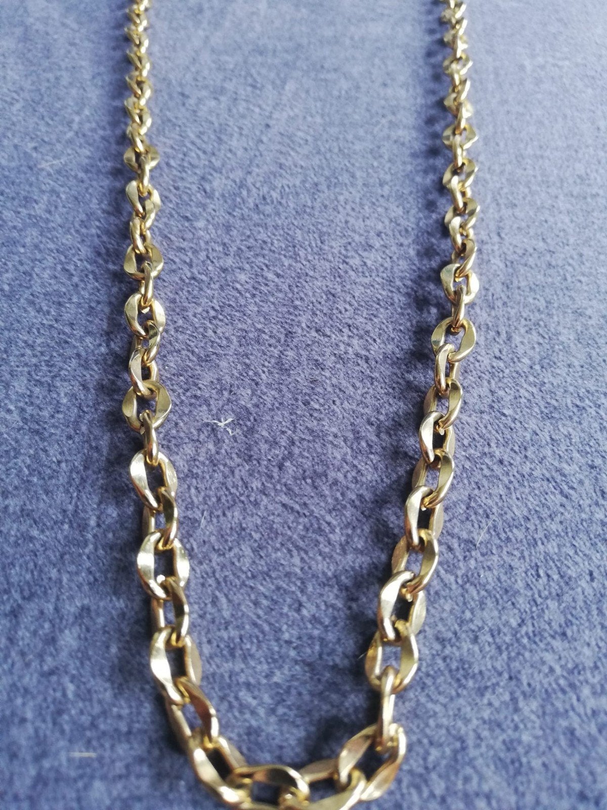 Mooie nieuwe 18K Gold Plated Ketting - 60 cm, Ophalen of Verzenden, Nieuw, Goud, Overige materialen