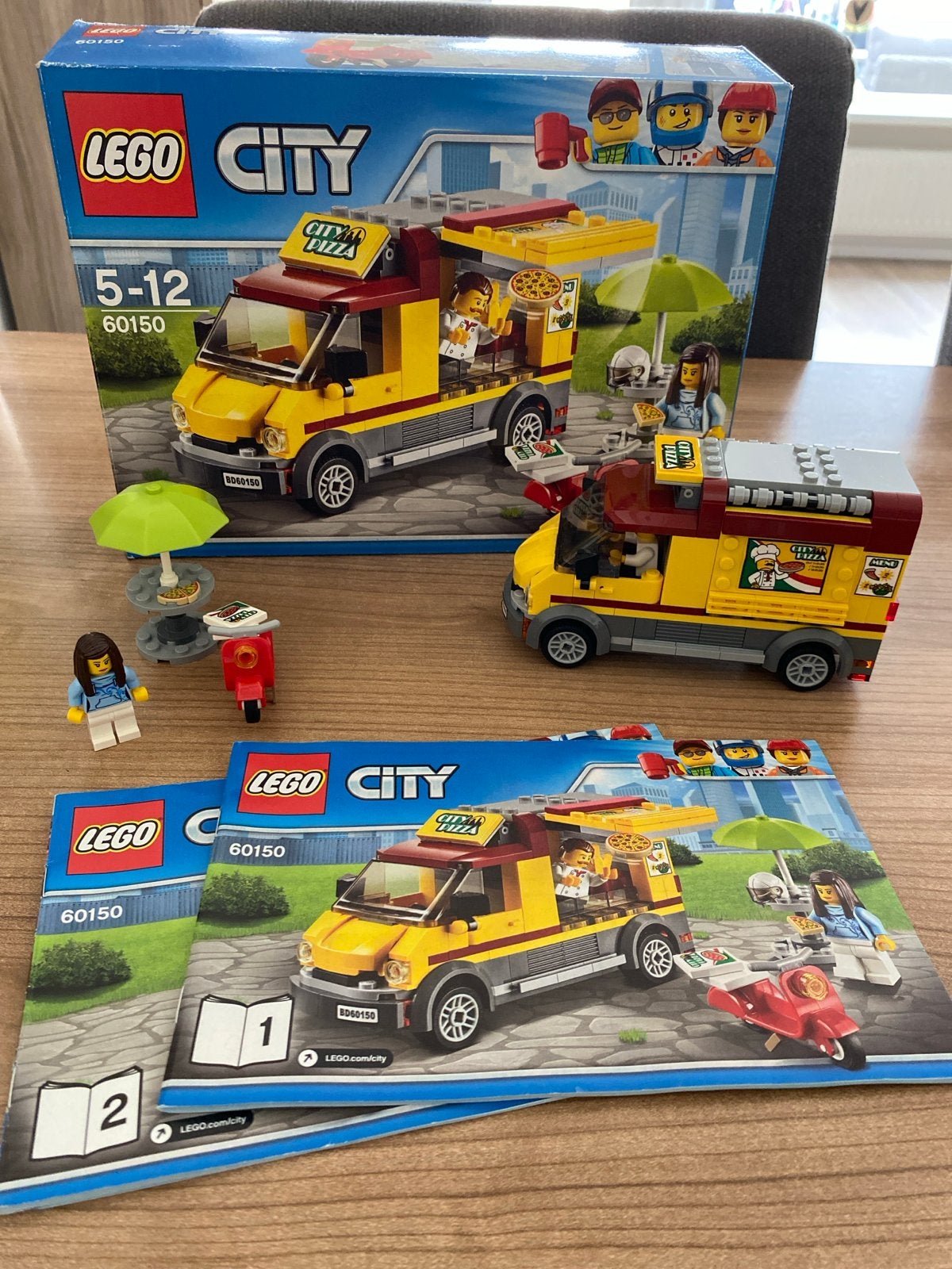 LEGO City Pizzawagen 60150 met bewegende onderdelen, City, Lego, Nieuw, Ophalen of Verzenden
