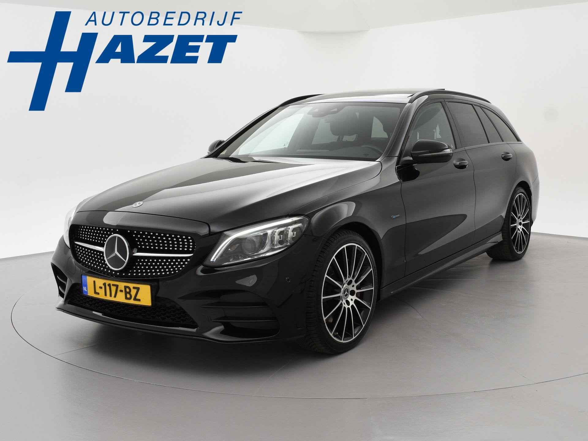 Mercedes-Benz C-klasse Estate 300e 320 PK PLUG-IN - AMG NIGH, Auto's, Mercedes-Benz, Automaat, 320 pk, Zwart, Hybride Elektrisch/Benzine