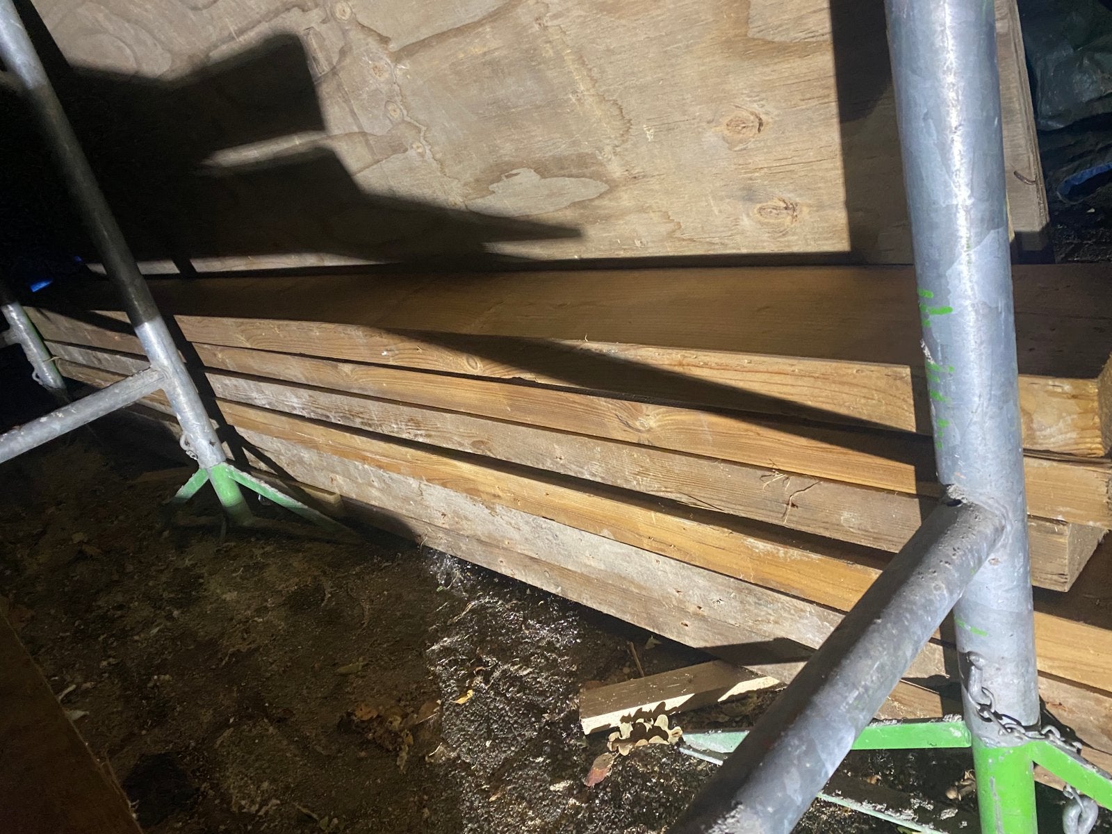 7x balken 16x6x290, Ophalen, Zo goed als nieuw, Balk, Vuren