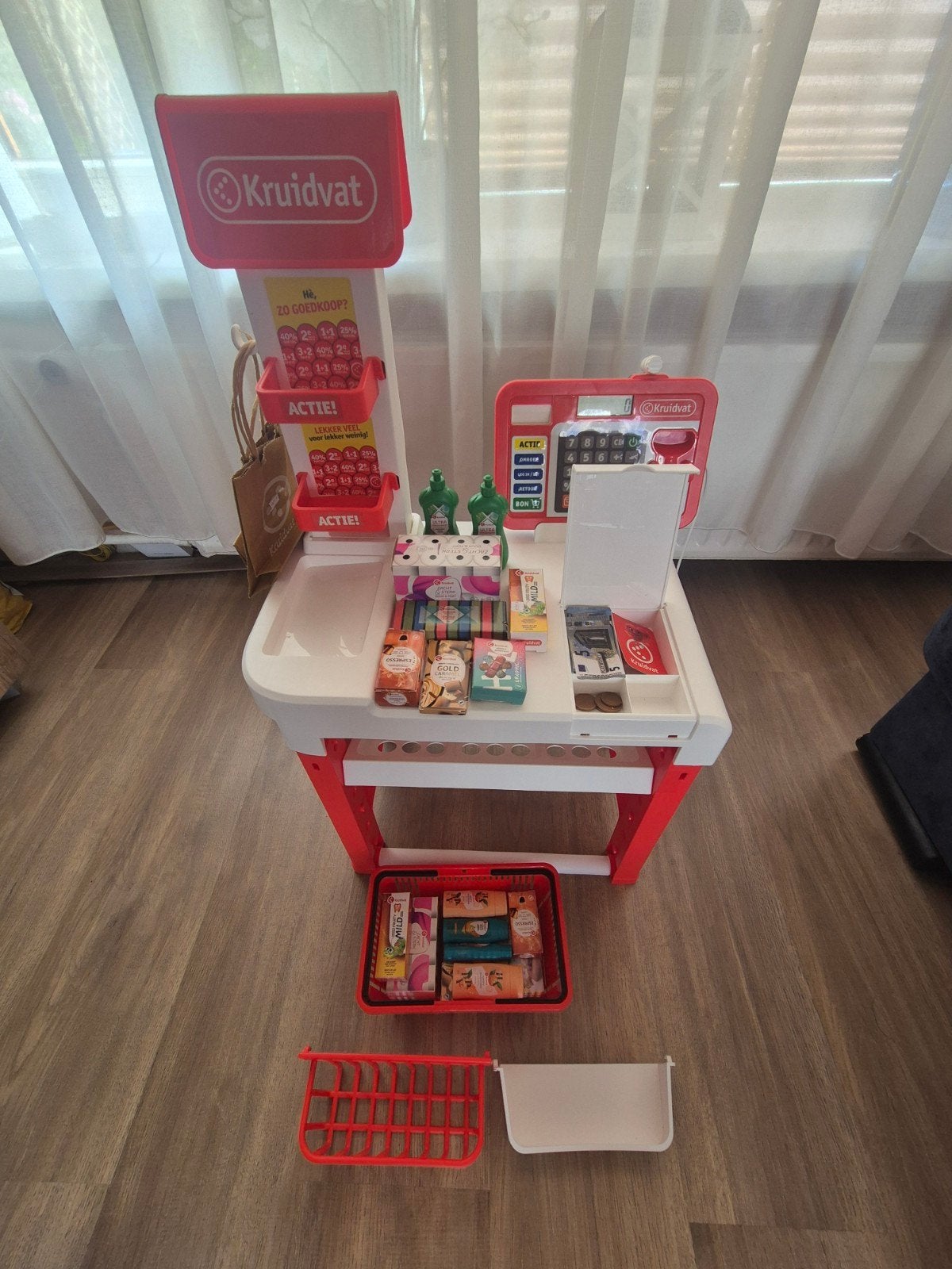 Kruidvat Speelgoed Kassa met Accessoires, Ophalen of Verzenden, Gebruikt, Jongen of Meisje