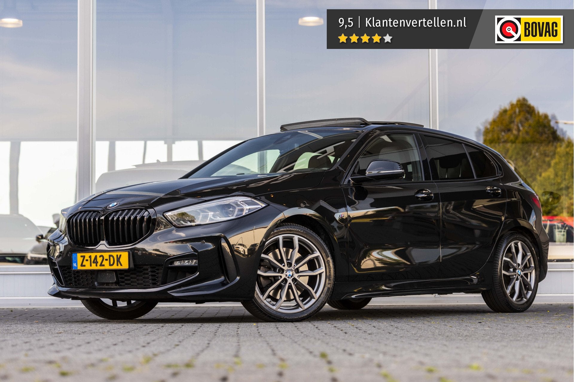 BMW 1-serie 120i M-Sport | Pano | Camera (bj 2023), Auto's, 730 kg, Gebruikt, 4 cilinders, 179 pk