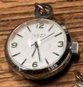 zakhorloge, Sieraden, Tassen en Uiterlijk, Kettingen, Ophalen of Verzenden, Zo goed als nieuw, Zilver, Overige materialen