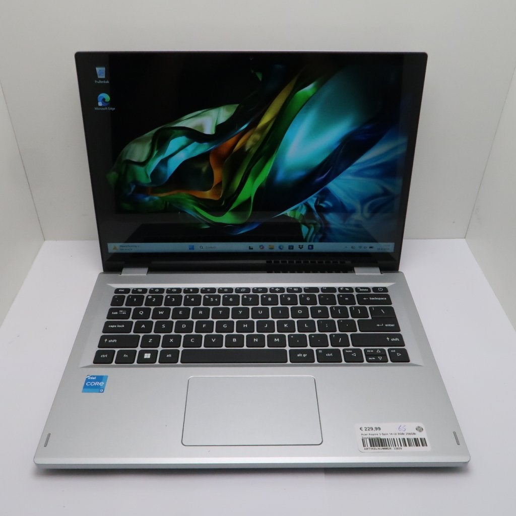 Acer Aspire 3 Spin 14 i3/ 8GB/ 256GB/ Touchscreen, Acer, Gebruikt, Support@acer.com, 8F, No. 88, Sec. 1, Xintai 5th Rd.
Xizhi District, New Taipei City 221
Taiwan