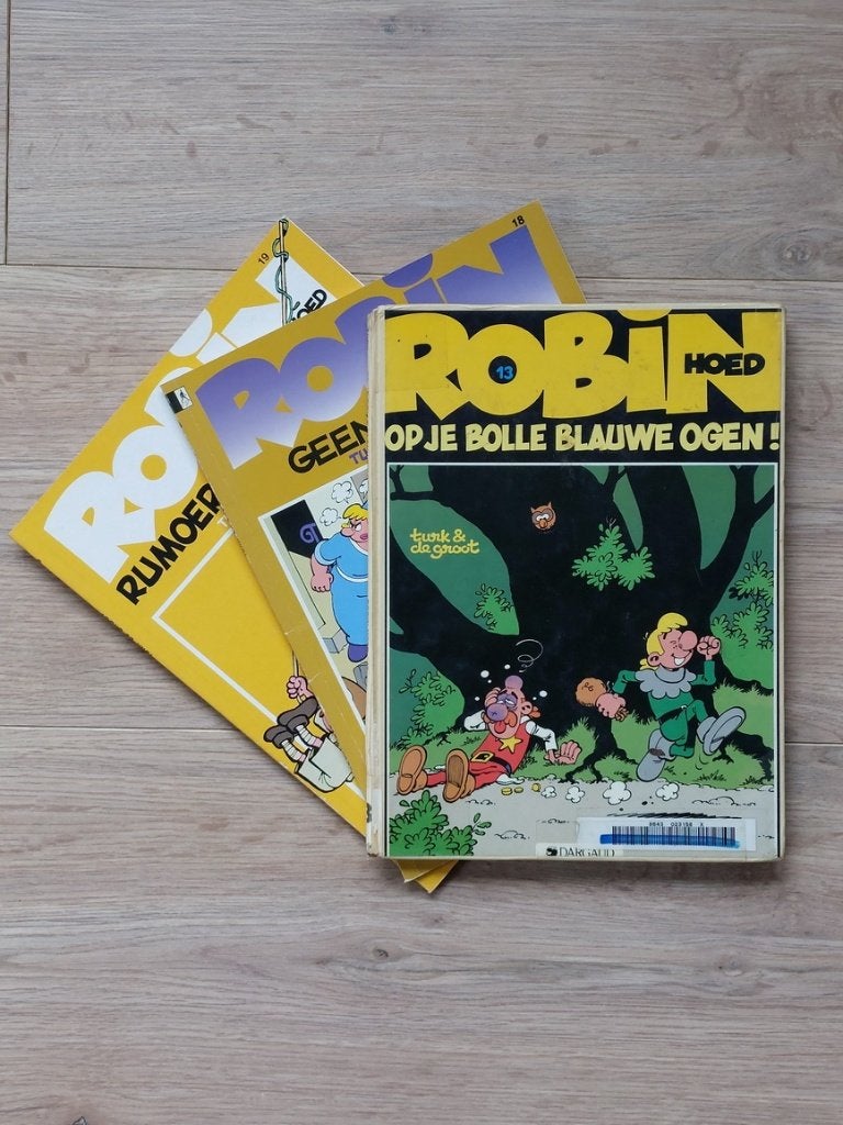 Robin Hoed - 3 Albums, Meerdere stripboeken, Ophalen of Verzenden, Gelezen