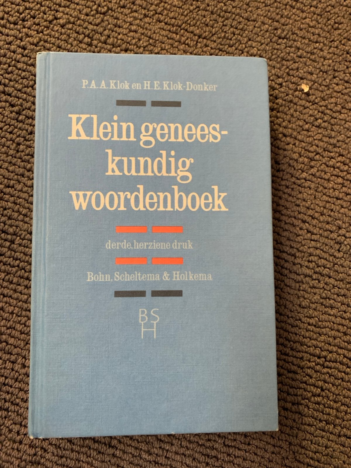 Klein geneeskundig woordenboek - P.A.A. Klok en H.E. Klok-Do, Ophalen of Verzenden, Gelezen, Overige uitgevers, Nederlands