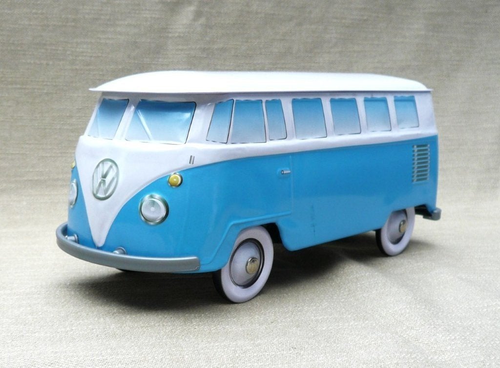 blikken VW T1 spijltjes bus 22,5 cm, Christian Delormei., Antiek en Kunst, Ophalen of Verzenden