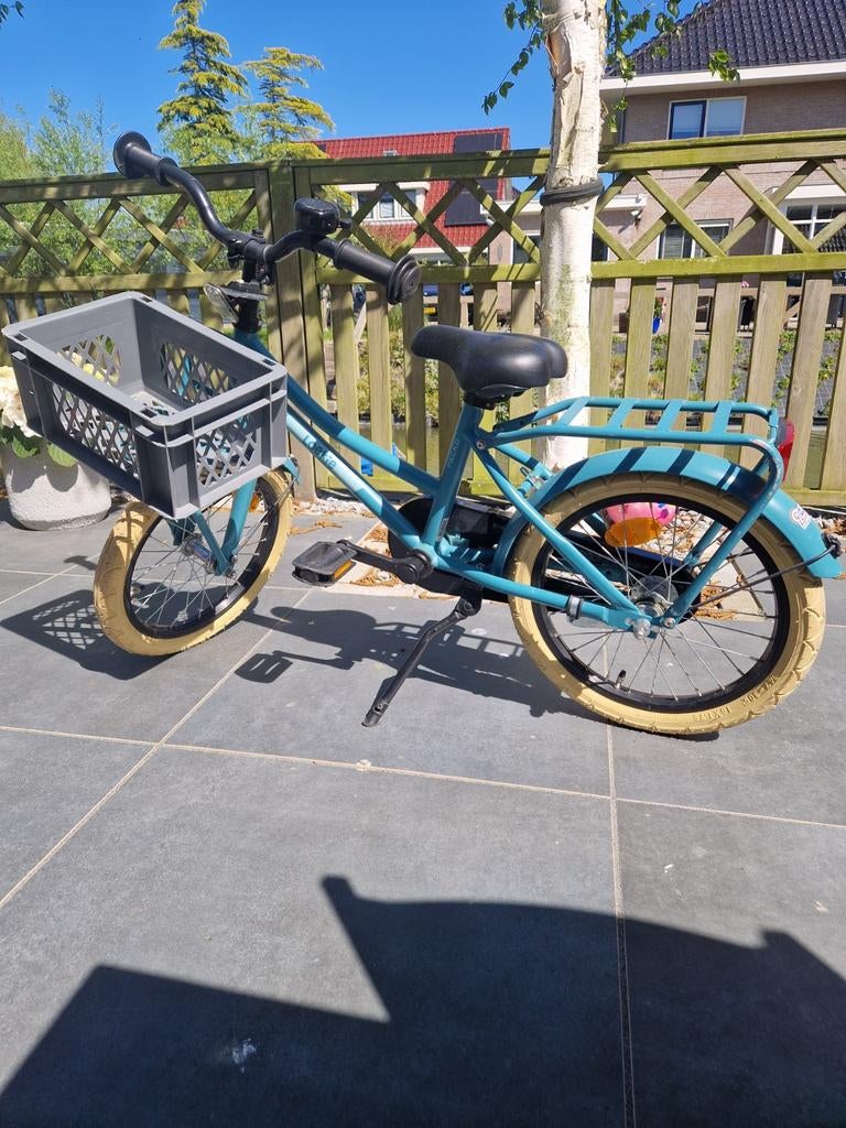 Loekie Batavus kinderfiets 16 inch, Ophalen, Zo goed als nieuw, 16 tot 20 inch