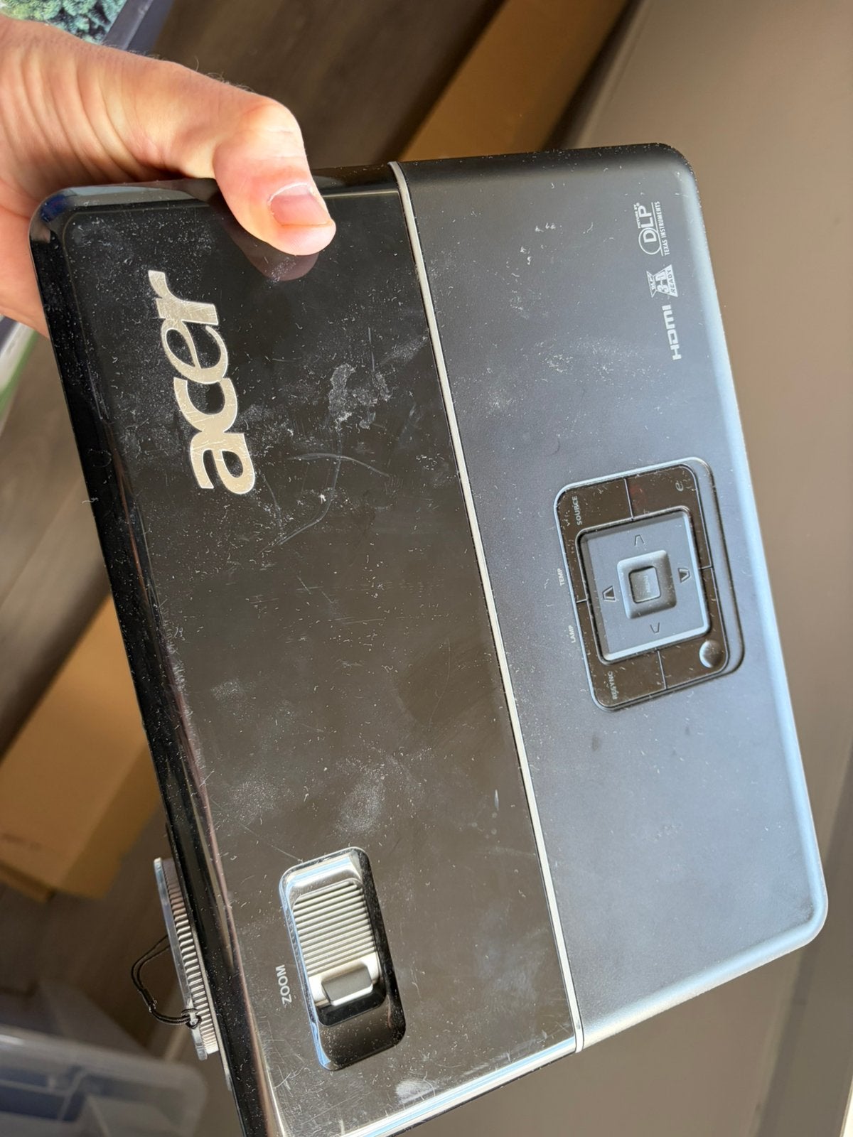 Beamer compleet (Acer), Ophalen, Zo goed als nieuw, LED