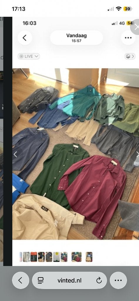 Bulk overhemden/jasjes, Overige kleuren, Tommy Hilfiger, Zo goed als nieuw, Halswijdte 39/40 (M)