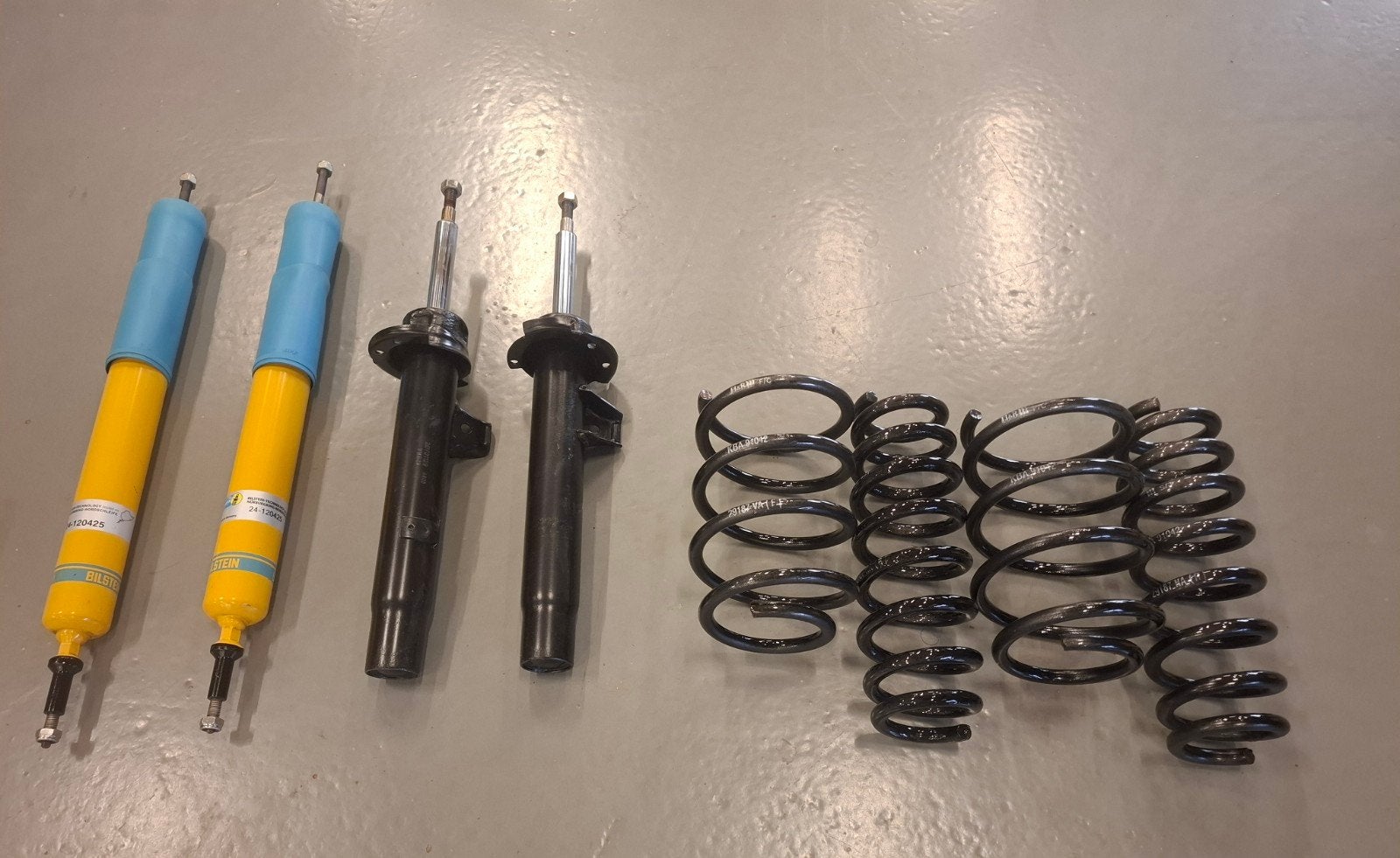 BMW E90, E92, E91,E93 VERLAGINGS SET BILSTEIN, MET H&R veren, Ophalen of Verzenden, BMW