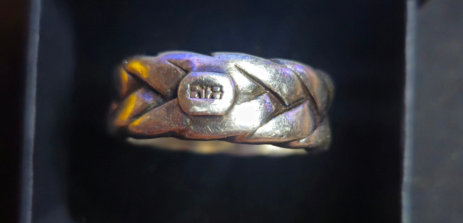 Buddha to buddha ring 28mm, Sieraden, Tassen en Uiterlijk, Piercings, Ophalen of Verzenden, Gebruikt, Zilver, Overige typen