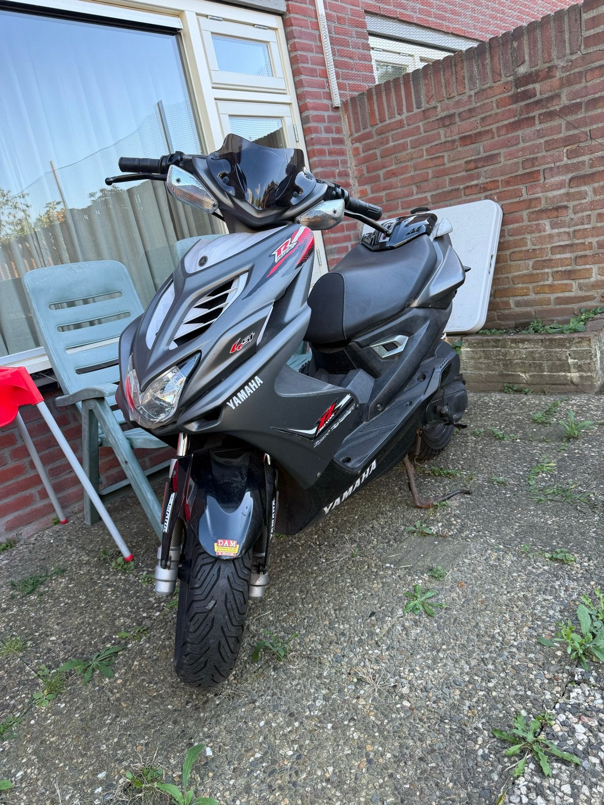 Yamaha Aerox Scooter - Grijs/Zwart, Fietsen en Brommers, Ophalen, Tweetakt, Gebruikt, Aerox