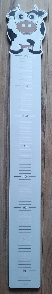 Groeimeter / Groei meter kind Uil en / of Koe Hout ( Nieuw ), Ophalen of Verzenden, Nieuw, Ophangbaar, Wanddecoratie