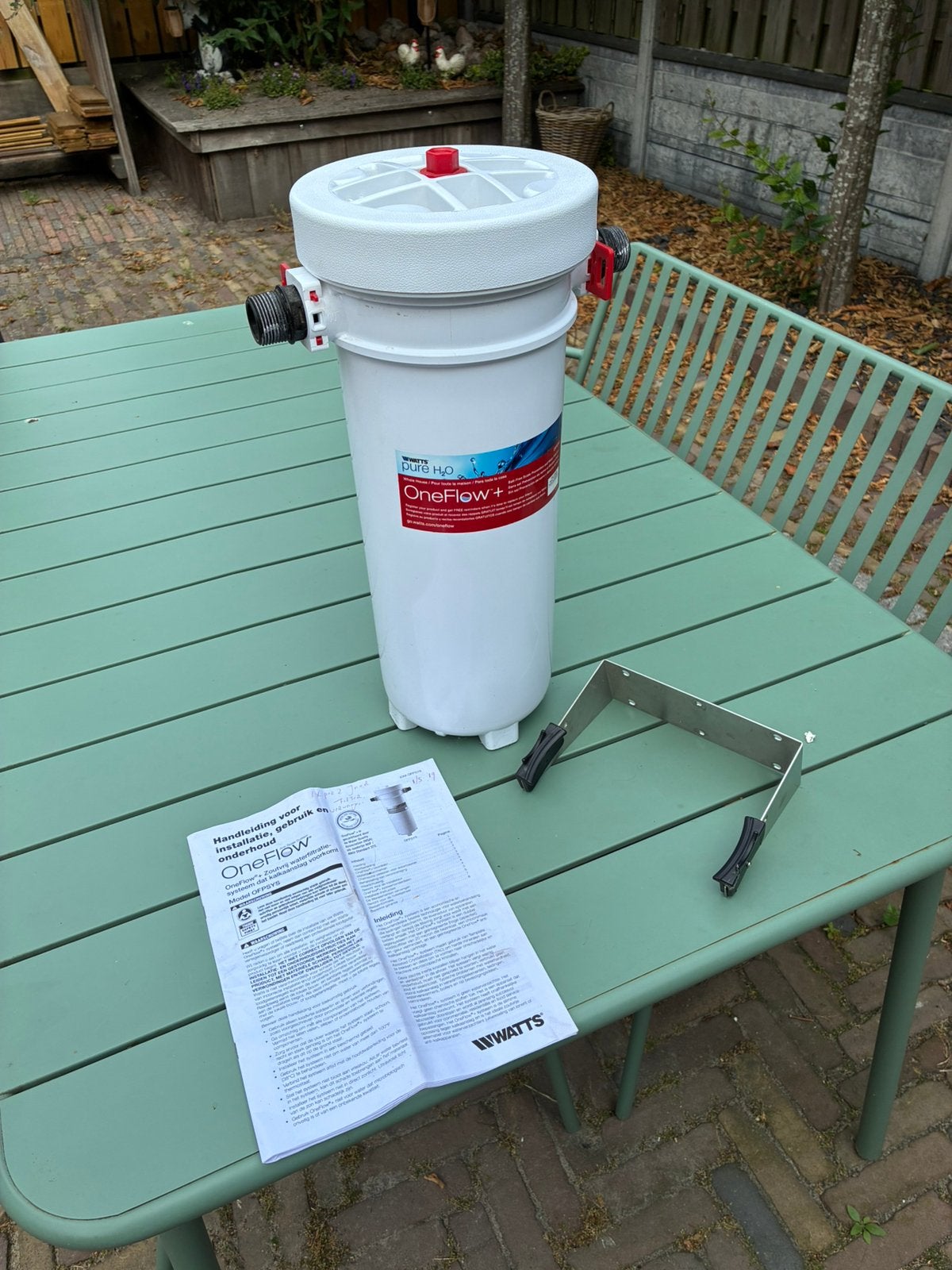 Waterontharder Oneflow+, Ophalen, Gebruikt
