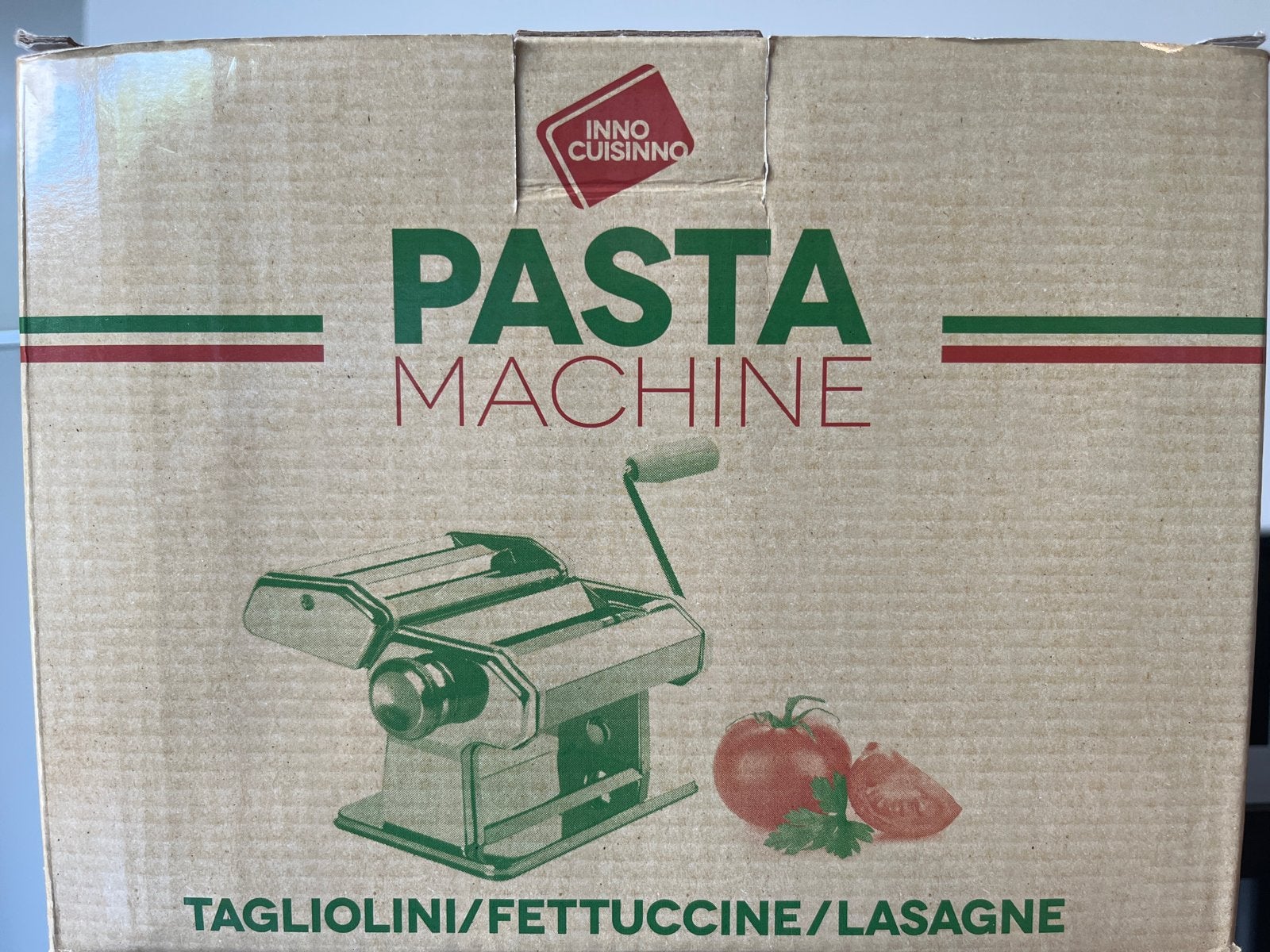 Inno Cuisinno Pastamachine - Nieuw in doos, Ophalen, Metaal, Pastamachine, Overige merken