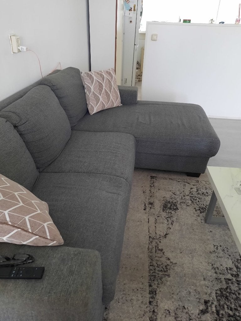 Gratis hoekbank, Huis en Inrichting, Ophalen, Gebruikt, 150 tot 200 cm, Hoekbank