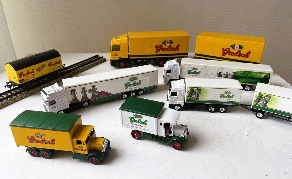 GROLSCH BIER - vrachtauto modellen verzameling, Verzenden, Zo goed als nieuw, Bus of Vrachtwagen