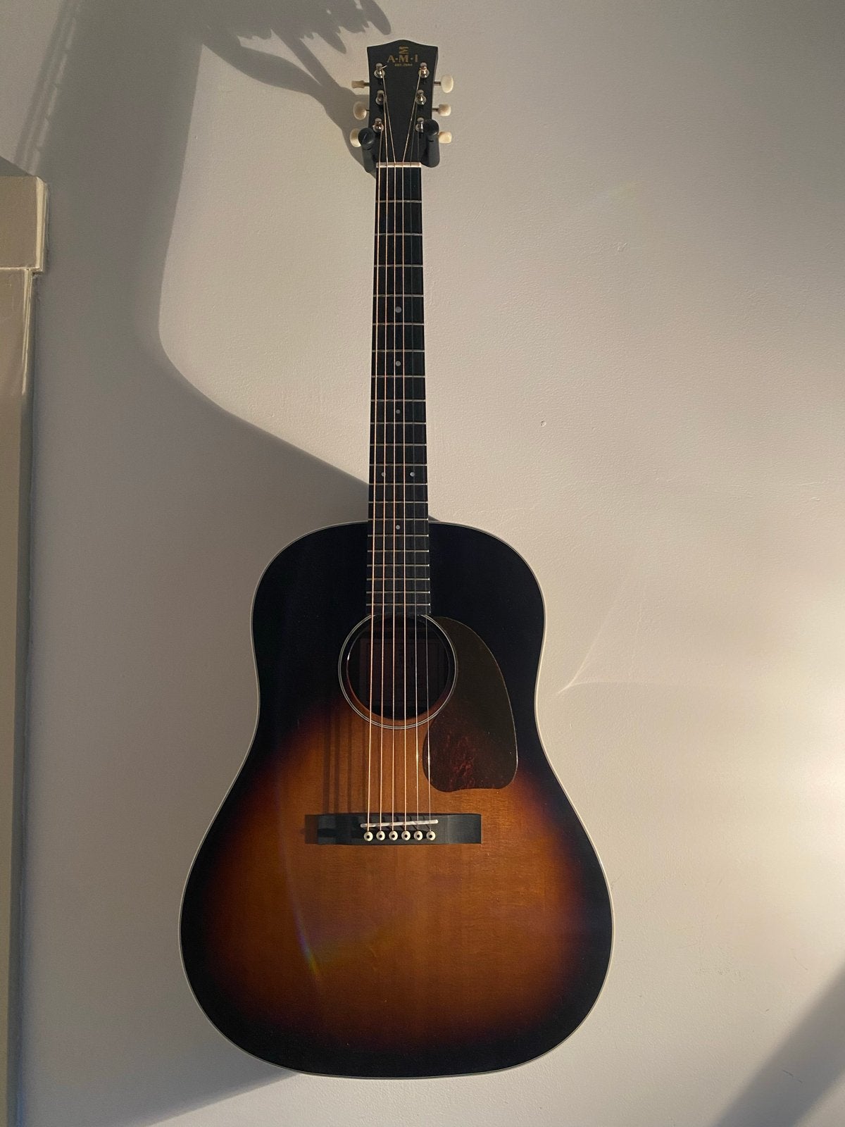 A.M.I. Model SAC-45 Westerngitaar, Muziek en Instrumenten, Snaarinstrumenten | Gitaren | Akoestisch, Ophalen, Zo goed als nieuw