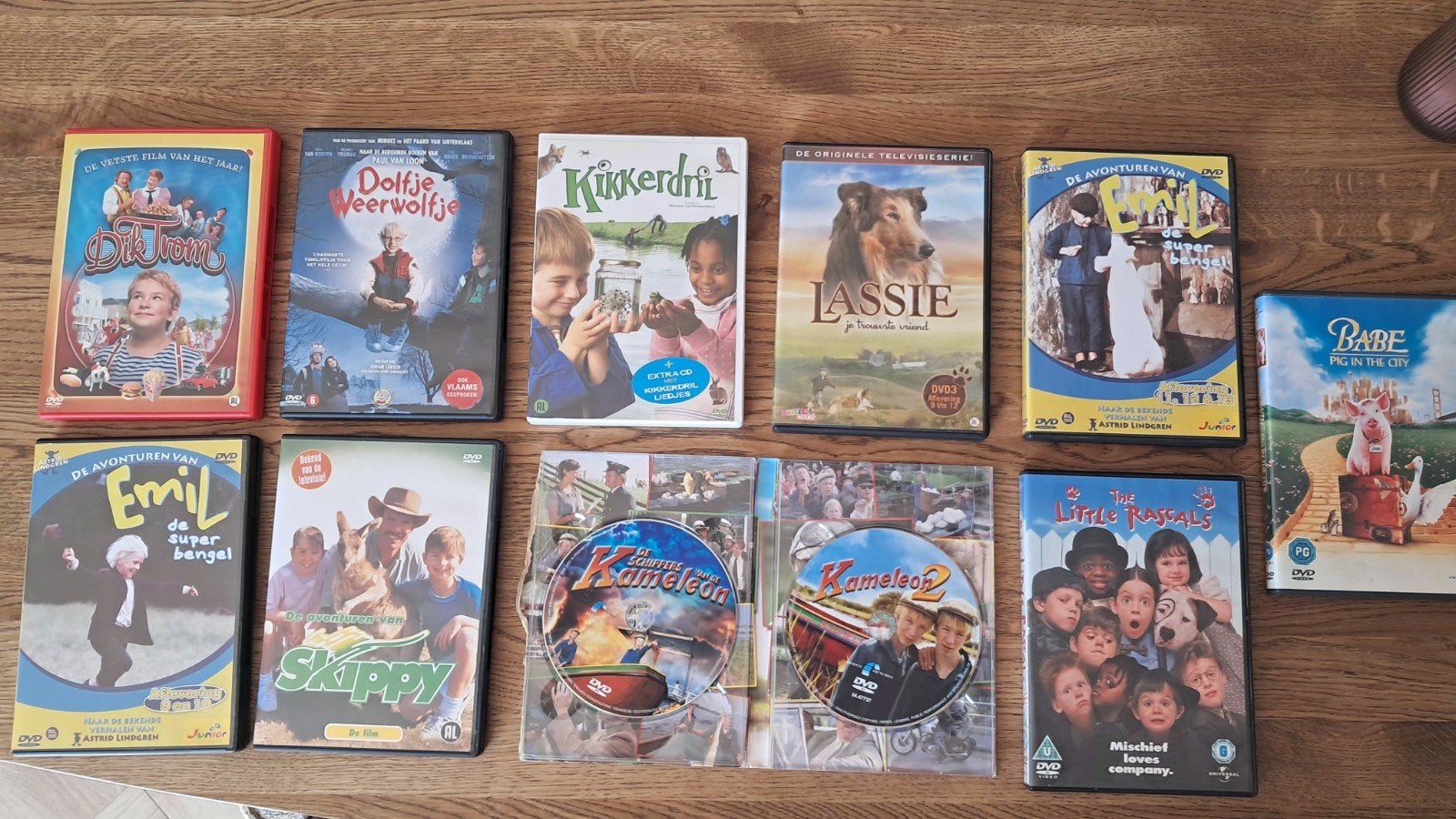 Diverse kinder dvd's in 1 koop, Alle leeftijden, Ophalen of Verzenden, Gebruikt