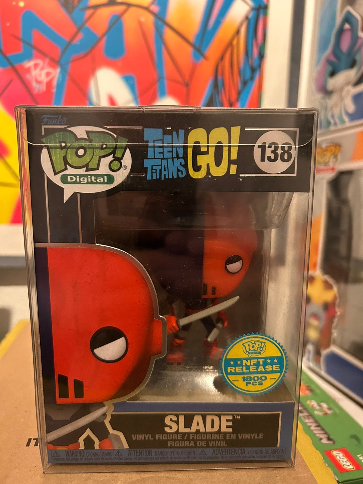 Funko pop! Teen Titans Go NFT Digital Slade 138 1800pcs, Ophalen, Zo goed als nieuw