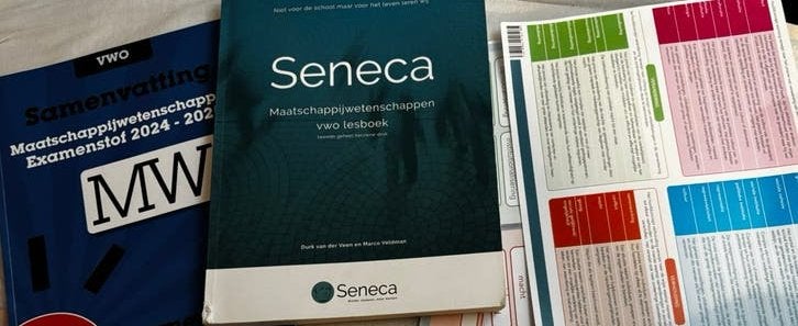 Maatschappijwetenschappen vwo lesboek en examenoverzicht, Boeken, Ophalen of Verzenden, Gelezen, VWO, Overige vakken