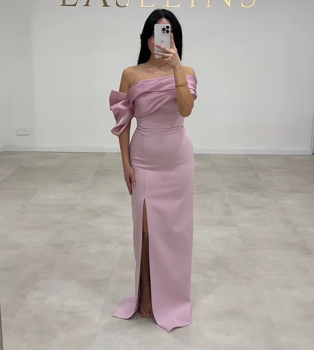 Elegante Roze Galajurk met Split - Perfect voor Feestjes, Galajurk, Ophalen of Verzenden, Zo goed als nieuw, Roze