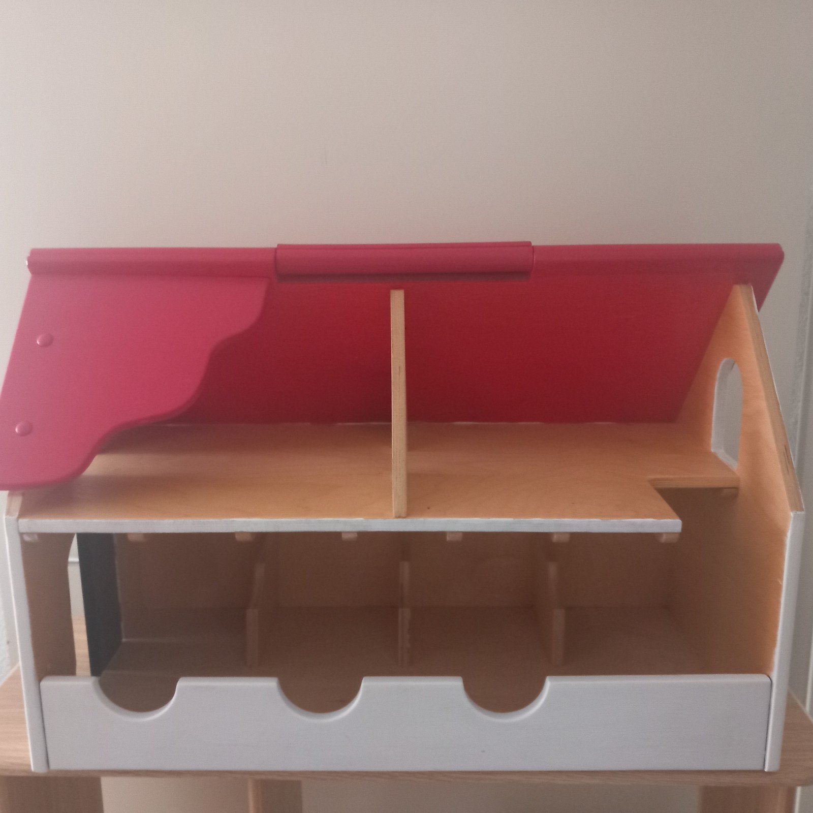 Mooie houten stal voor speelgoed paarden / dieren!!, Ophalen, Zo goed als nieuw, Overige typen