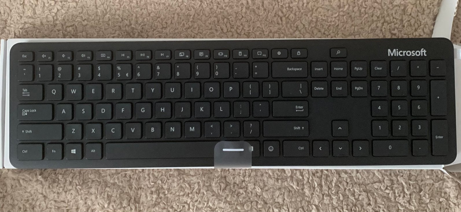 Microsoft draadloze toetsenbord qwerty (NOG NIEUW IN DOOS), Computers en Software, Verzenden, Qwerty, Nieuw, Draadloos