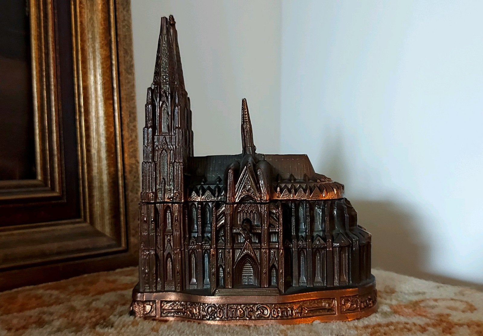 Prachtig Antiek sieradenkistje met muziek van de Dom in Keu, Antiek en Kunst, Ophalen of Verzenden