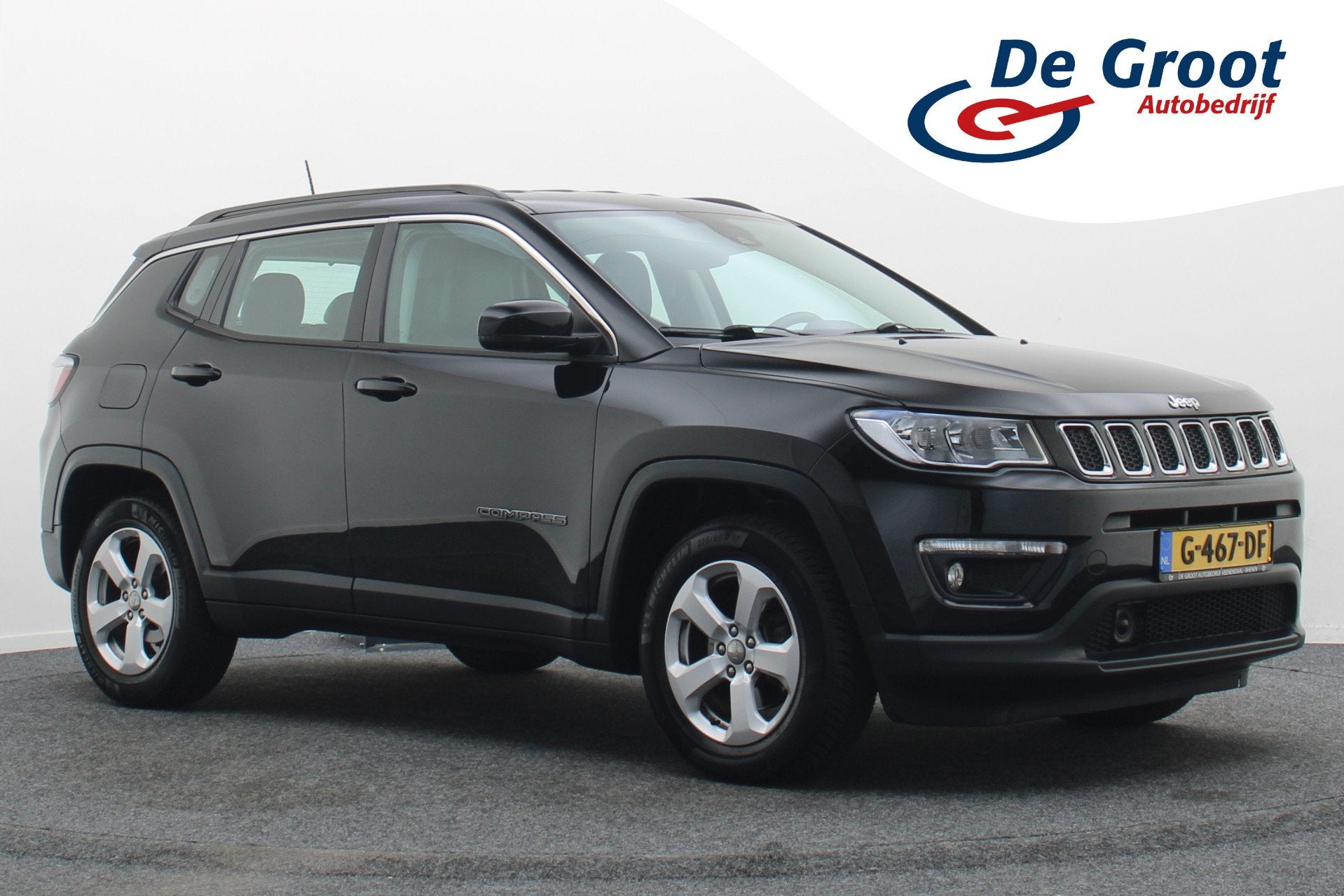 Jeep Compass 1.4 MultiAir Longitude Leder/Stof, Apple Carpla, Auto's, Jeep, Voorwielaandrijving, 450 kg, Gebruikt, 4 cilinders