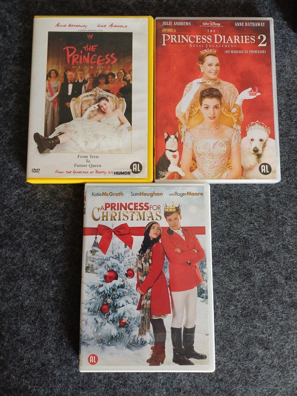 Princess diaries 1 en 2 en Princess for christmas, Alle leeftijden, Ophalen of Verzenden, Zo goed als nieuw