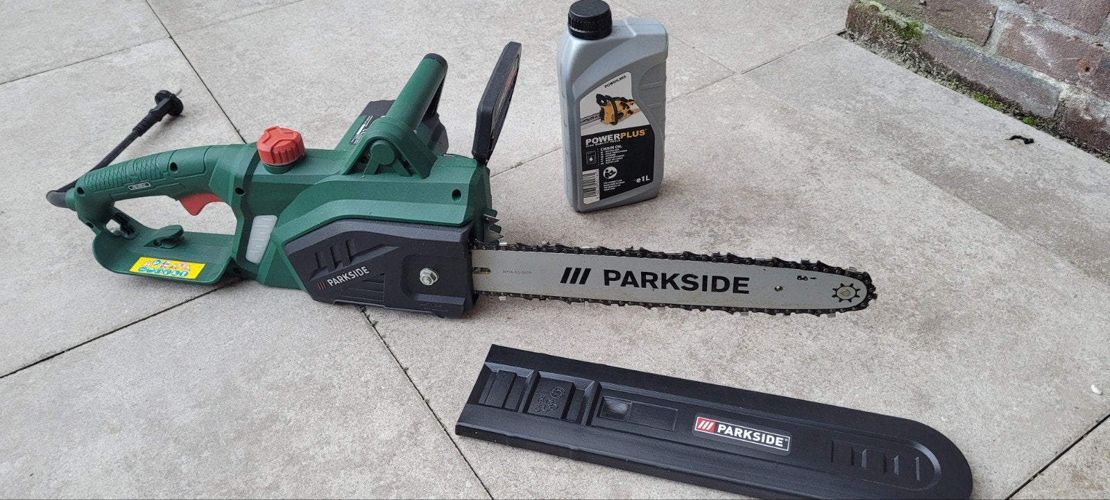 1x getest: Nieuwe Parkside PKS 1600 Elektrische Kettingzaag, Doe-het-zelf en Verbouw, 70 mm of meer, Kettingzaag, Ophalen of Verzenden