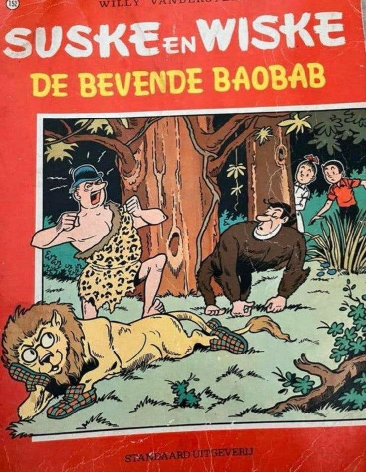 Suske en Wiske: De Bevende Baobab - Klassiek Stripboek, Eén stripboek, Ophalen of Verzenden, Gelezen