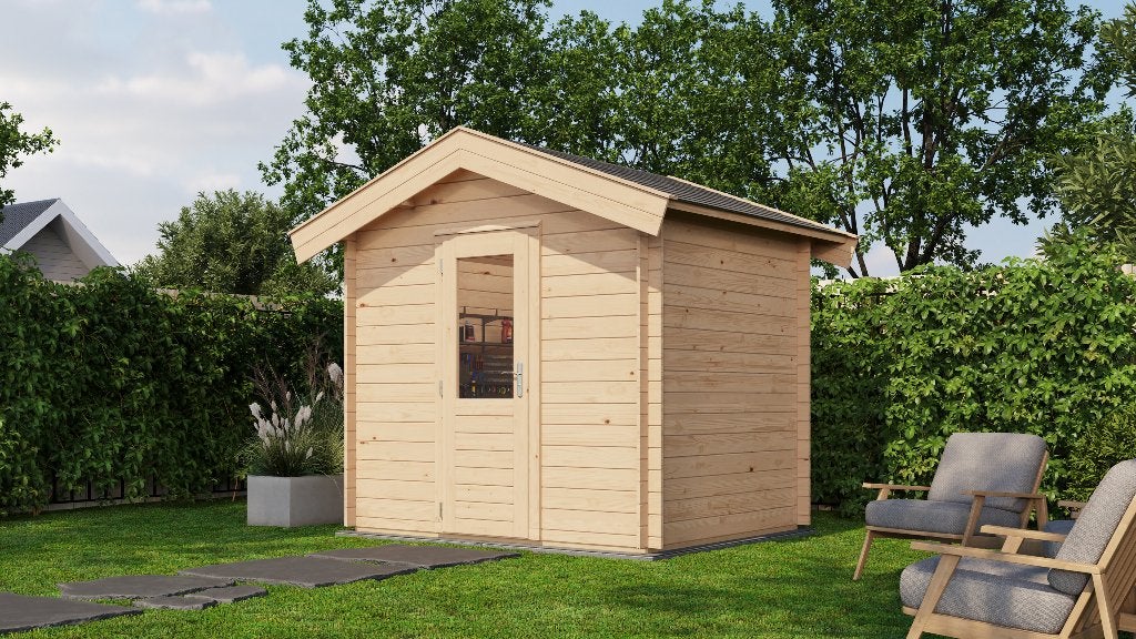 Lugarde Select Tuinhuis Ruurlo 250x200cm - Onbehandeld, Minder dan 250 cm, Verzenden, Blokhut, Nieuw