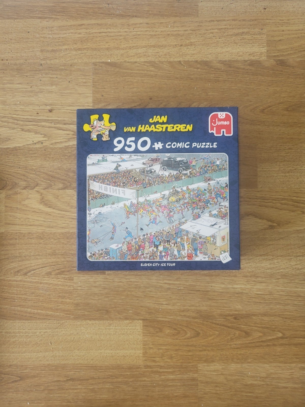 Jan van Haasteren puzzel - Elfstedentocht - 950 stukjes, Ophalen of Verzenden, 500 t/m 1500 stukjes, Zo goed als nieuw, Legpuzzel