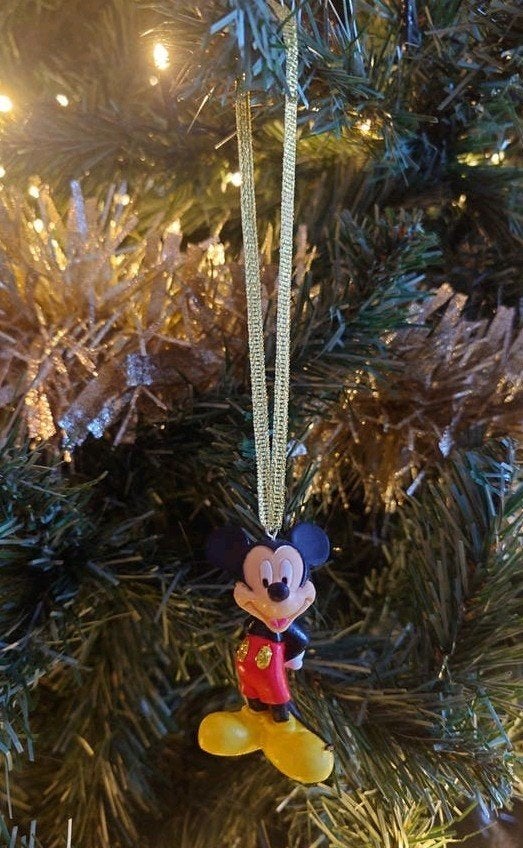 Disney Mickey Mouse kerst ornament hanger kerstbal, Verzamelen, Ophalen of Verzenden, Mickey Mouse, Zo goed als nieuw