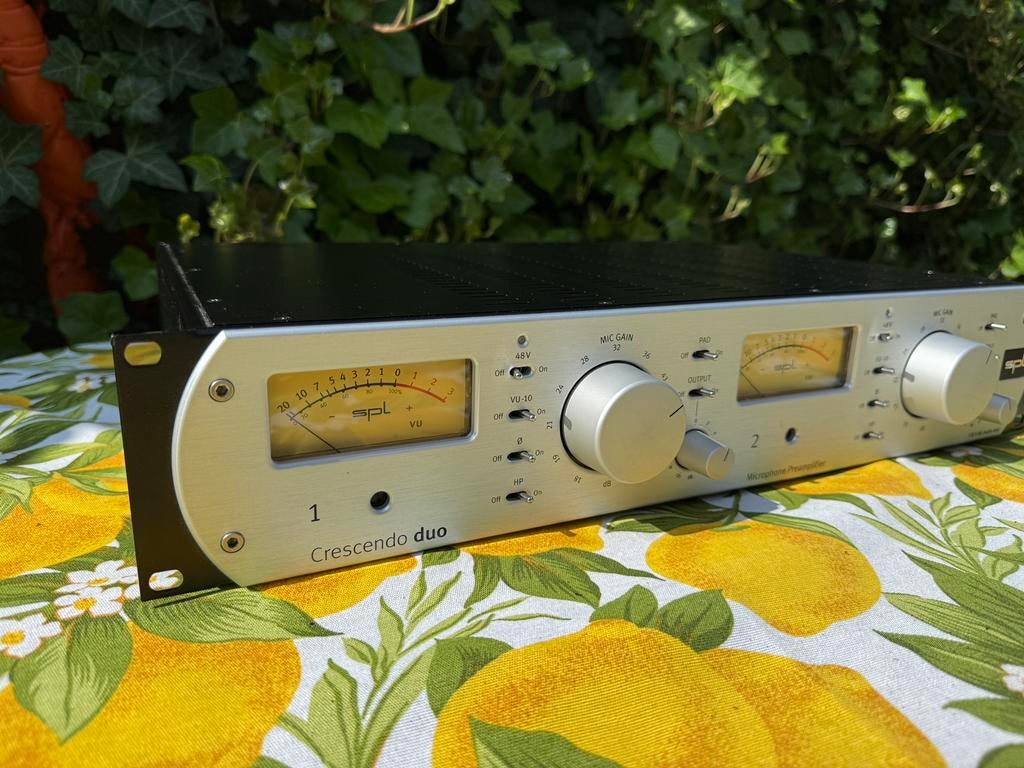 SPL CRESCENDO DUO 120 volt technology Mic preamp TOPKLASSE, Ophalen, Zo goed als nieuw, Studiomicrofoon