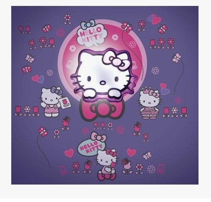 Hello Kitty Safe 'n Sound Muursticker - Van 19,95 voor 9,95!, Nieuw, Ophalen of Verzenden, Nvt, Nvt