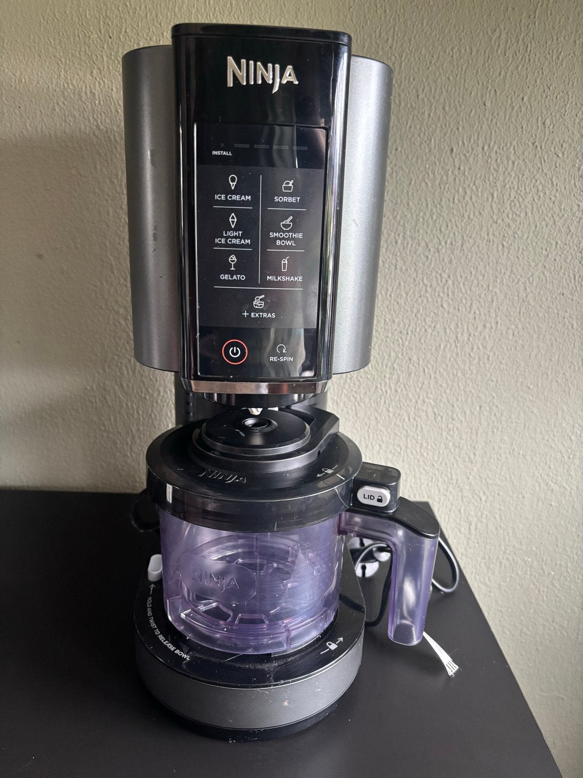 Ninja Creami NC300EU IJsmachine - Zo goed als nieuw, Ophalen of Verzenden, Zo goed als nieuw, Zelfvriezend