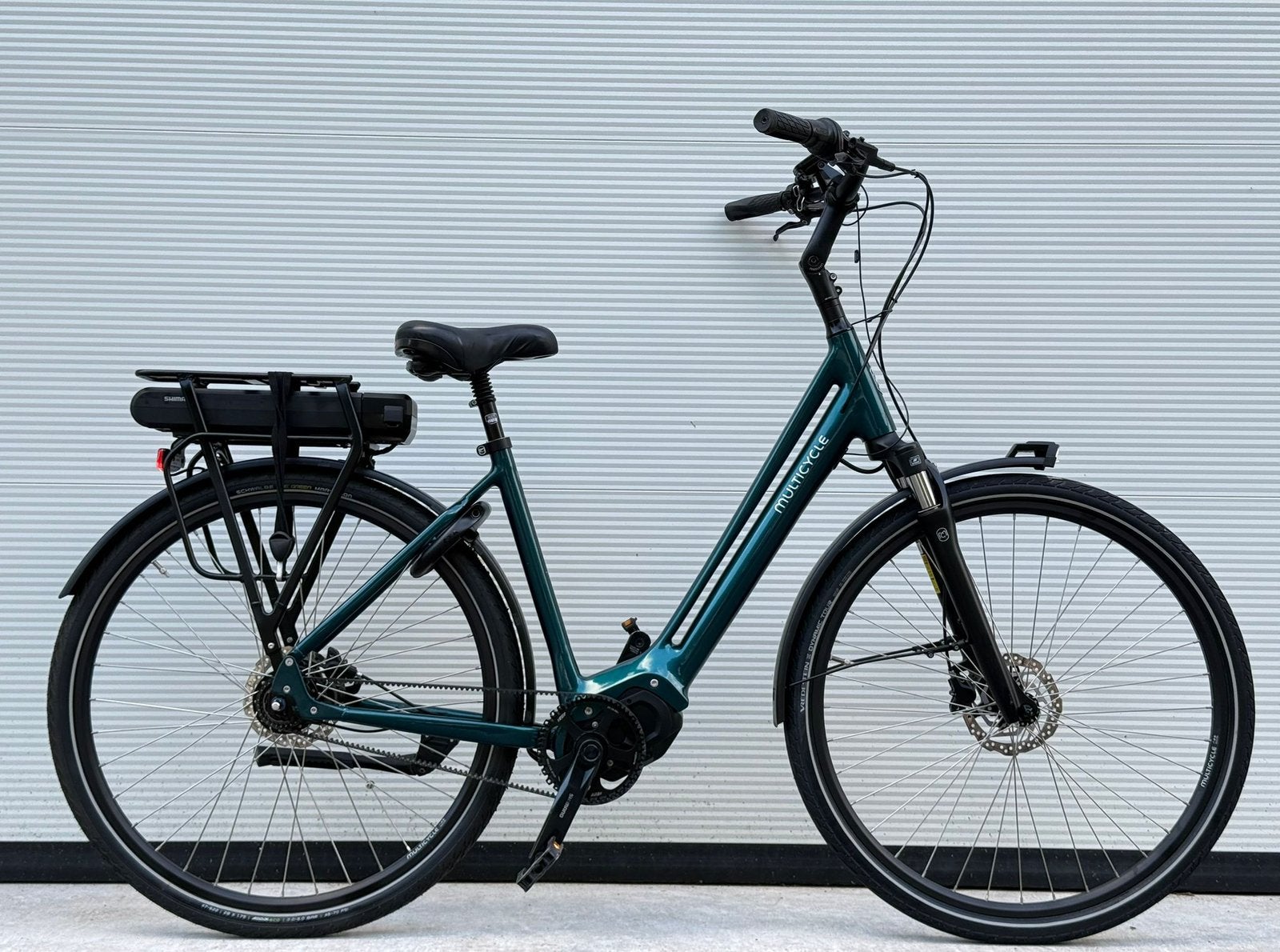 Zeer nette Multicycle Solo Elektrische Damesfiets –riemaandr, 51 tot 55 cm, Ophalen, Zo goed als nieuw, Overige merken