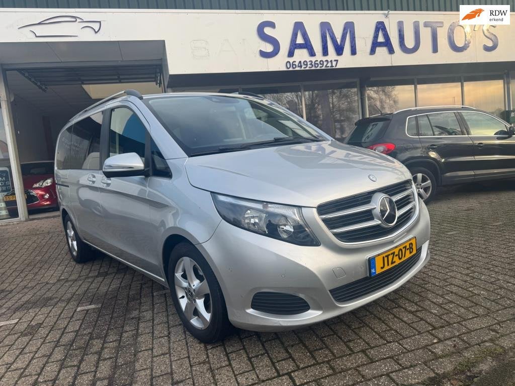 Mercedes-Benz V-KLASSE 220d Lang Avantgarde AUTOMAAT, Auto's, Automaat, Gebruikt, 2000 kg, Stoelverwarming