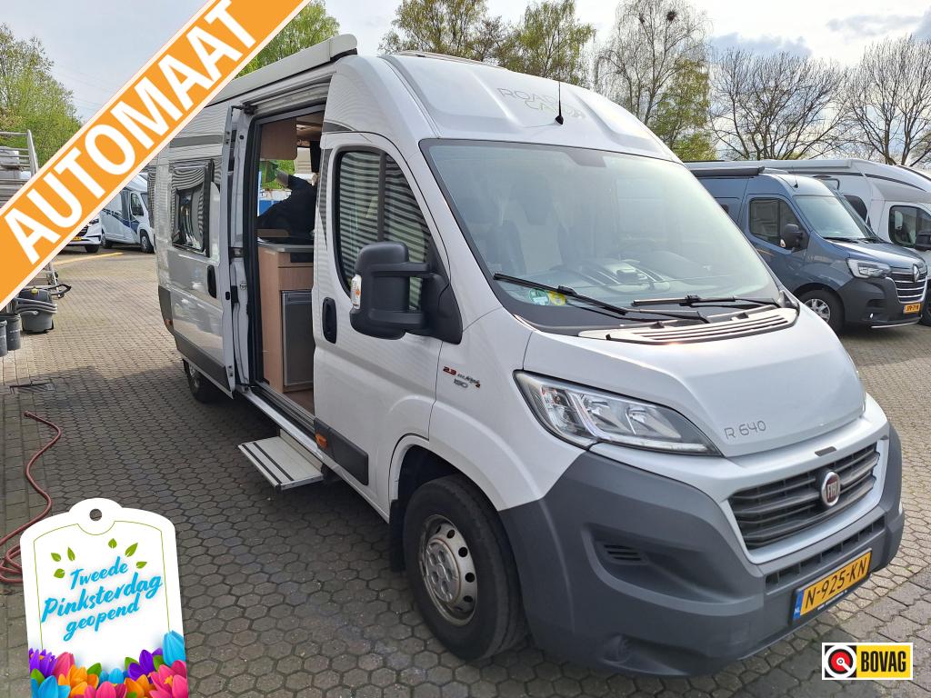 Pössl Roadcar R640 2X BED-150PK-AUTOMAAT-2X AIRCO 2, Ringverwarming, Fiat, Pössl, Koelkast