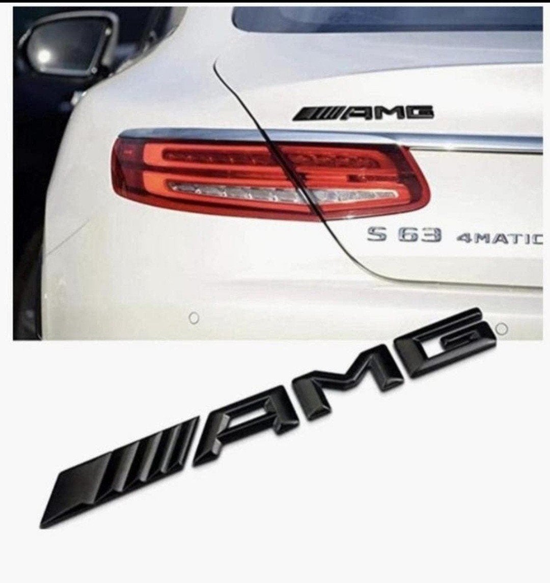 MERCEDES AMG LOGO EMBLEEM W211 W212 W213 ALLE MODELLEN, Auto diversen, Tuning en Styling, Ophalen of Verzenden