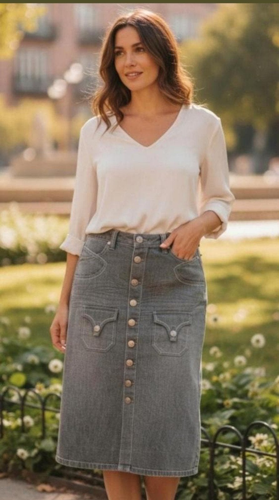 NICK COMPANY Rok Maat 36 - Uitstekende Staat✨️✨️, Ophalen of Verzenden, Zo goed als nieuw, Knielengte, Nick Company