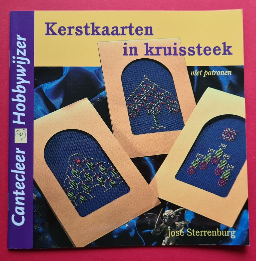 Kerstkaarten in kruissteek van Jose Sterrenburg, Ophalen, Zo goed als nieuw, Handborduren, Patroon
