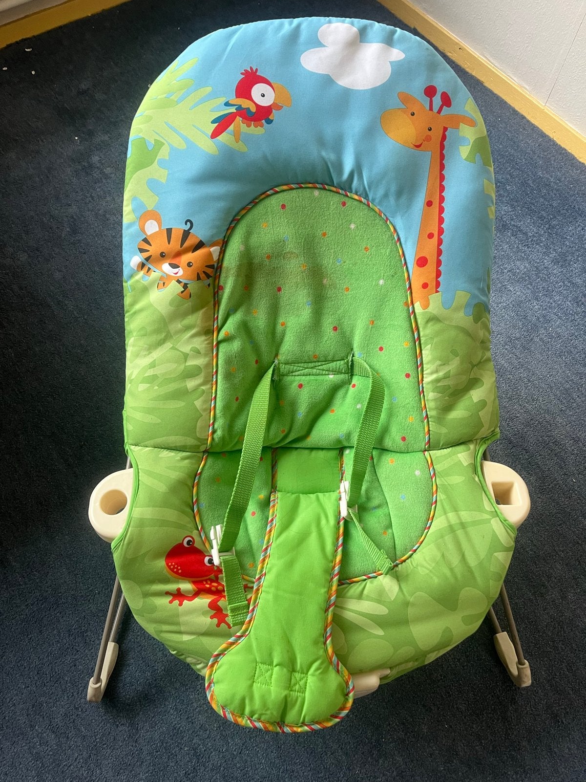 Baby wipstoel met jungle thema, Ophalen of Verzenden, Gebruikt