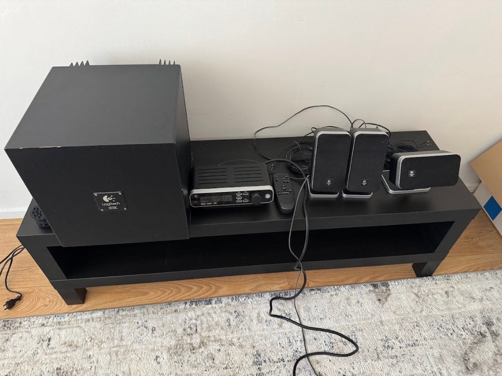 Logitech Z-5400 3.1, Logitech, Afstandsbediening, Zo goed als nieuw, Surroundset